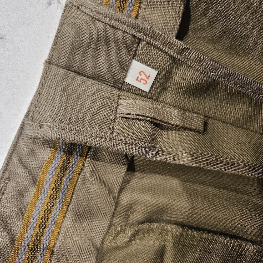 Bund Pants Mens 52 Tan Straight Leg Dress Pants 32X29 - Picture 4 of 8